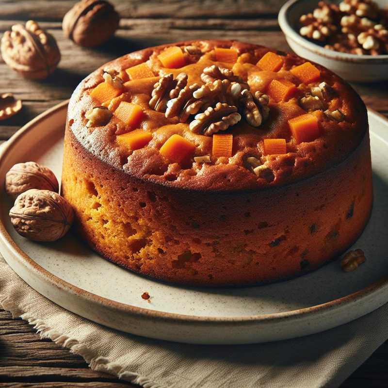 Carrot and Walnut Bundt Cake