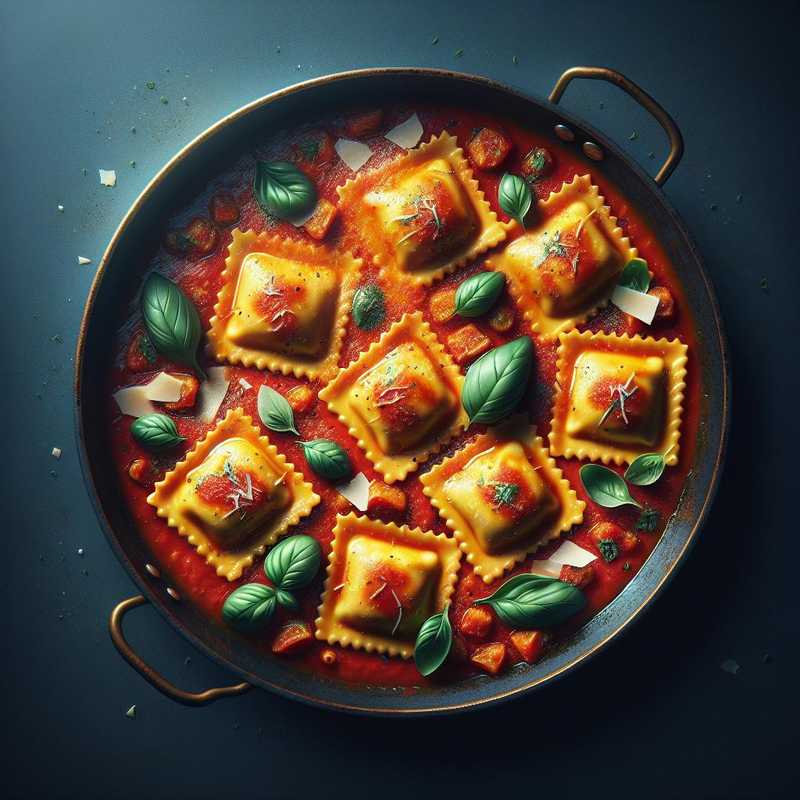 Ravioli rossi al pomodoro