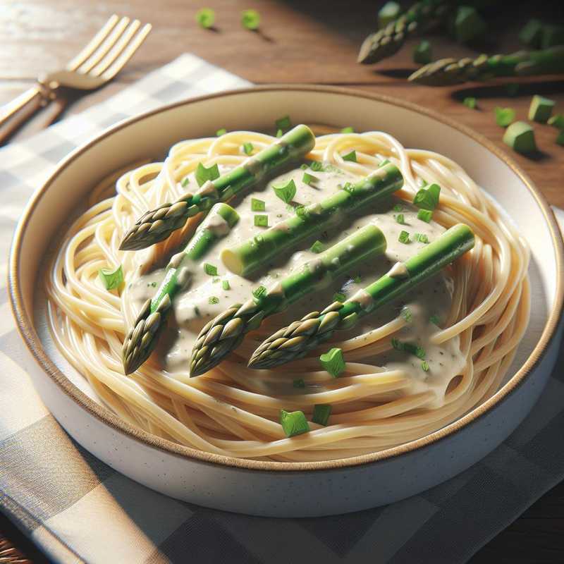 Pasta with Asparagus Cream