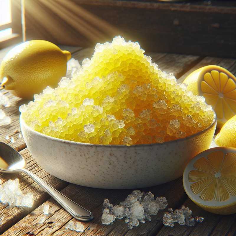 Granita al limone