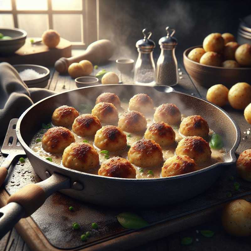 Polpette di patate al forno