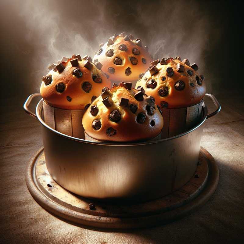 Panettoncini with chocolate chips