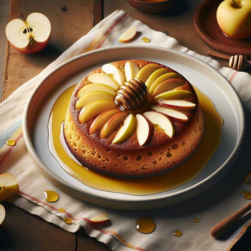 Whole Wheat Apple and Honey Cake