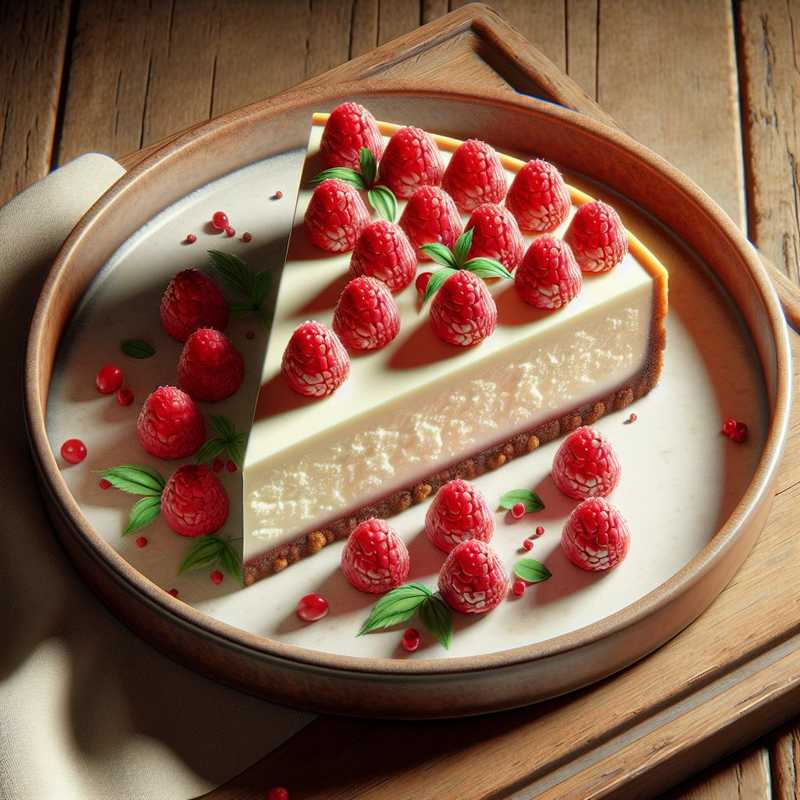 White Chocolate and Raspberry Cheesecake