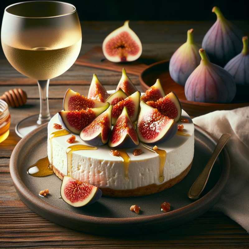 Yogurt Cheesecake, Figs and Honey