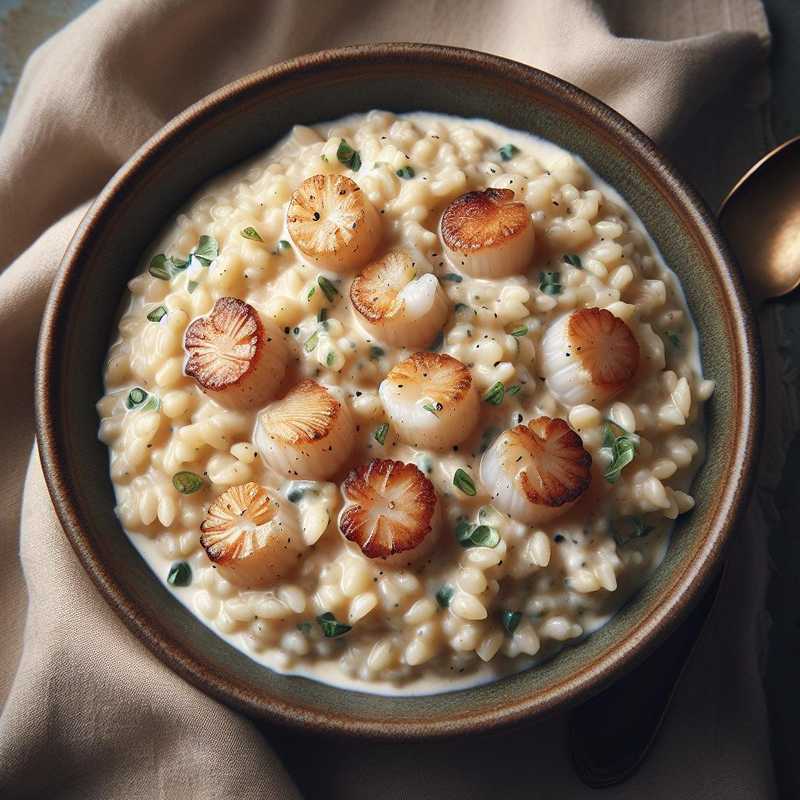 Orzotto with Scallop Cream