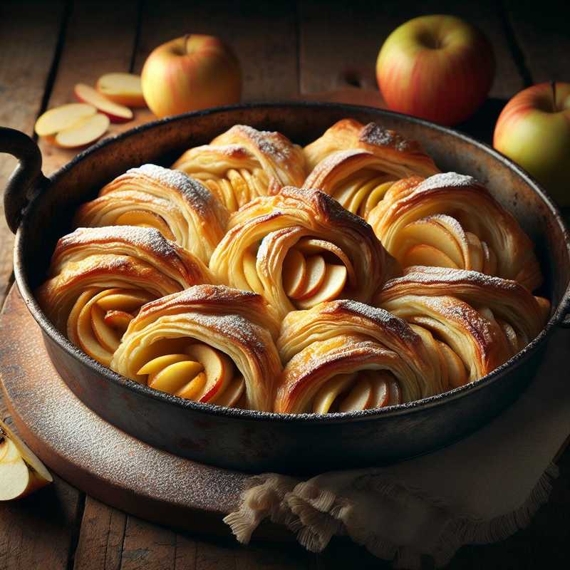 Apple Puff Pastry Fans