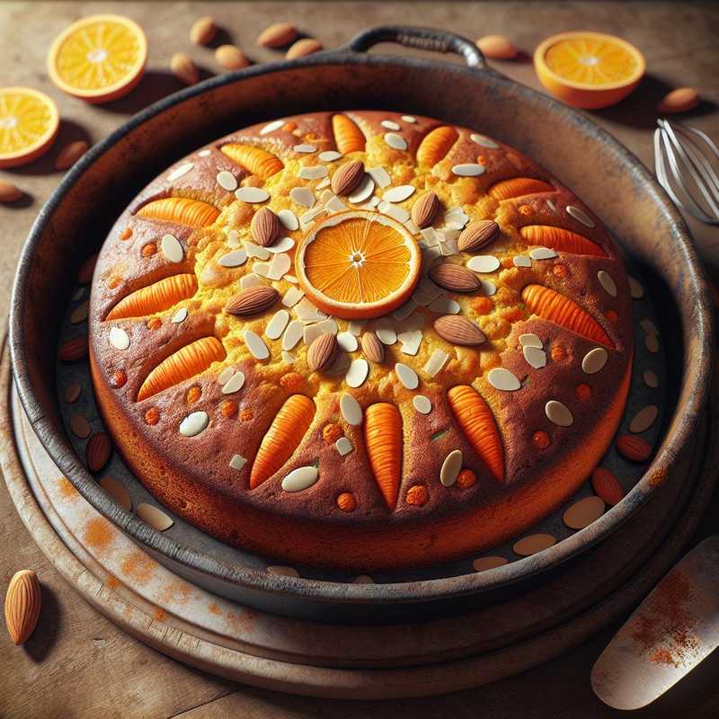 Carrot, Almond and Orange Cake