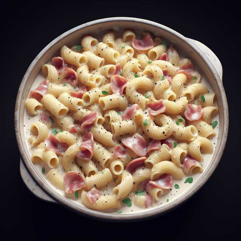 Pasta panna e prosciutto