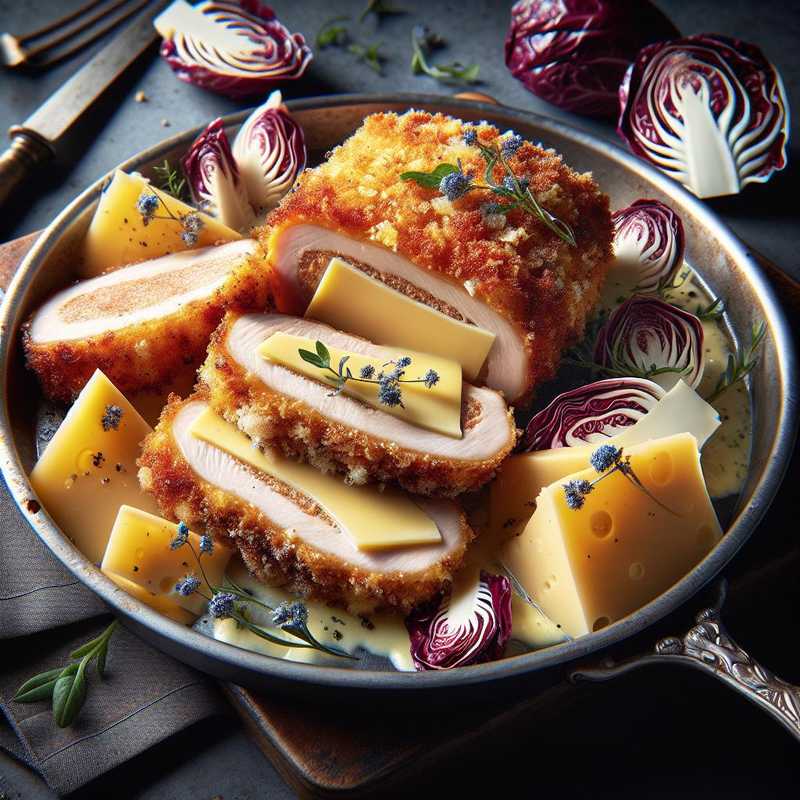 Cordon bleu con Asiago DOP e radicchio