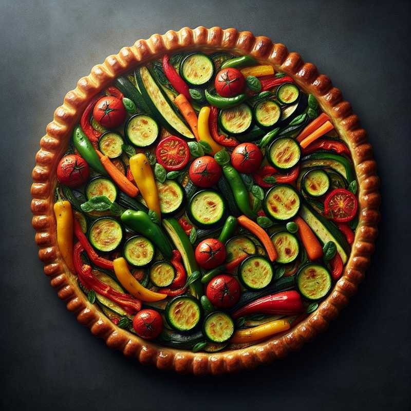 Crostata salata con verdure