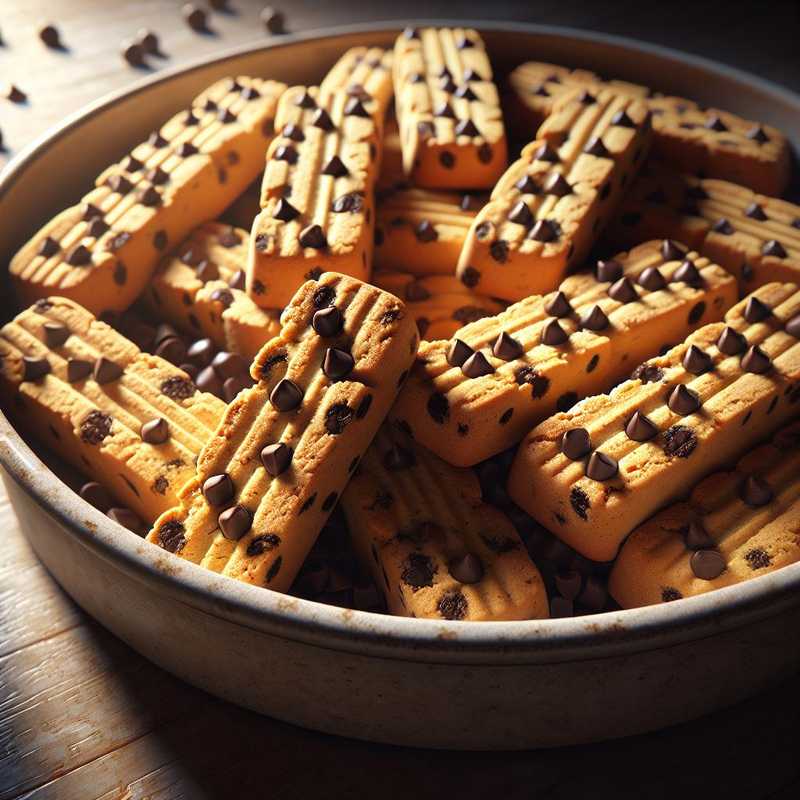 Biscotti al burro di arachidi e gocce di cioccolata