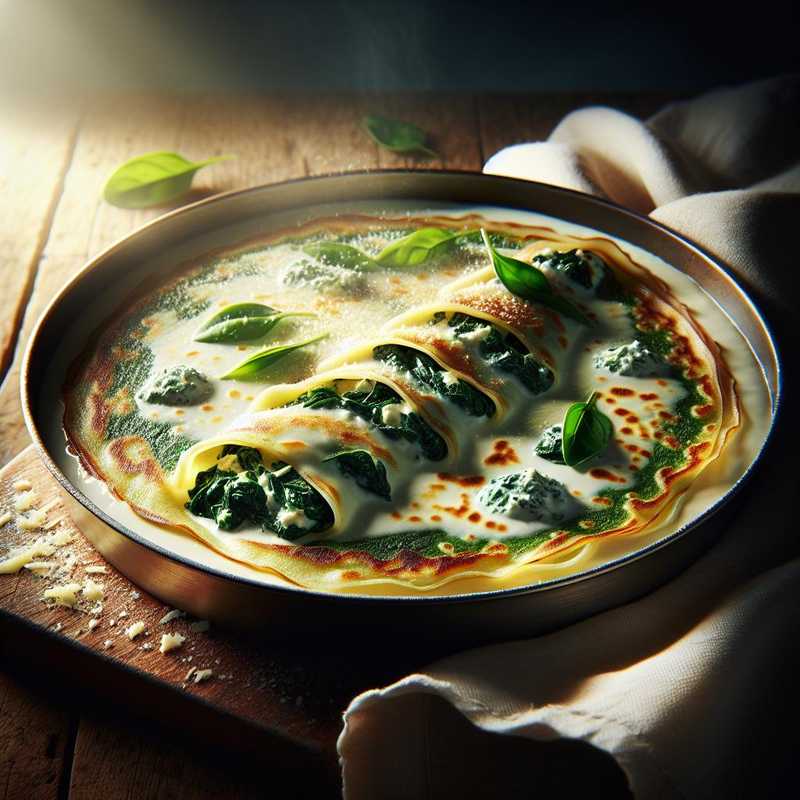 Crespelle agli spinaci