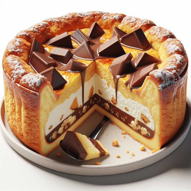 Torta di ricotta al cioccolato