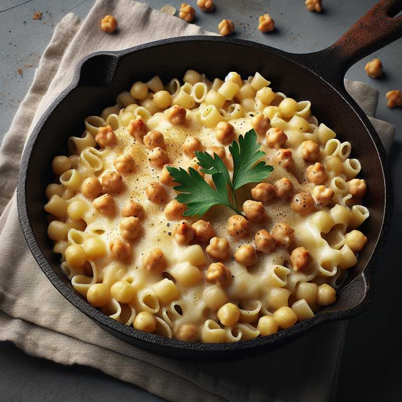 Pasta with chickpeas and taleggio