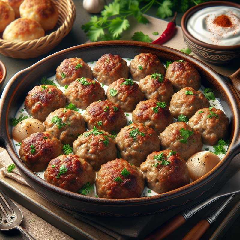 Köfte, Turkish meatballs with lamb