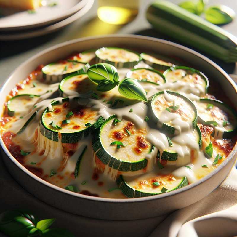 Parmigiana di zucchine bianca