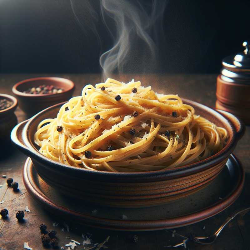 Linguine cacio e pepe