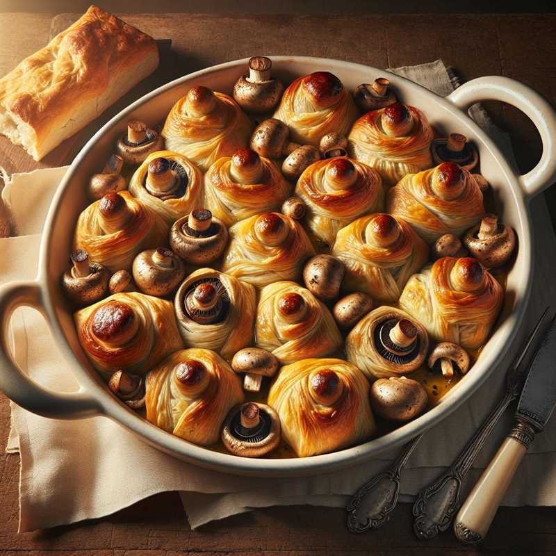 Baked Mushroom Pastries