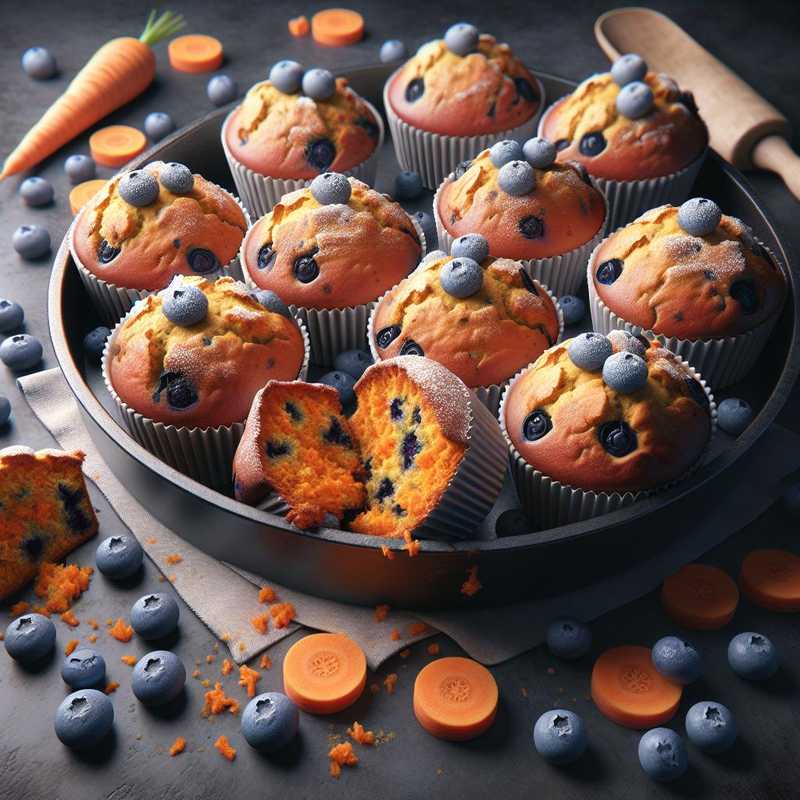 Carrot and Blueberry Muffins