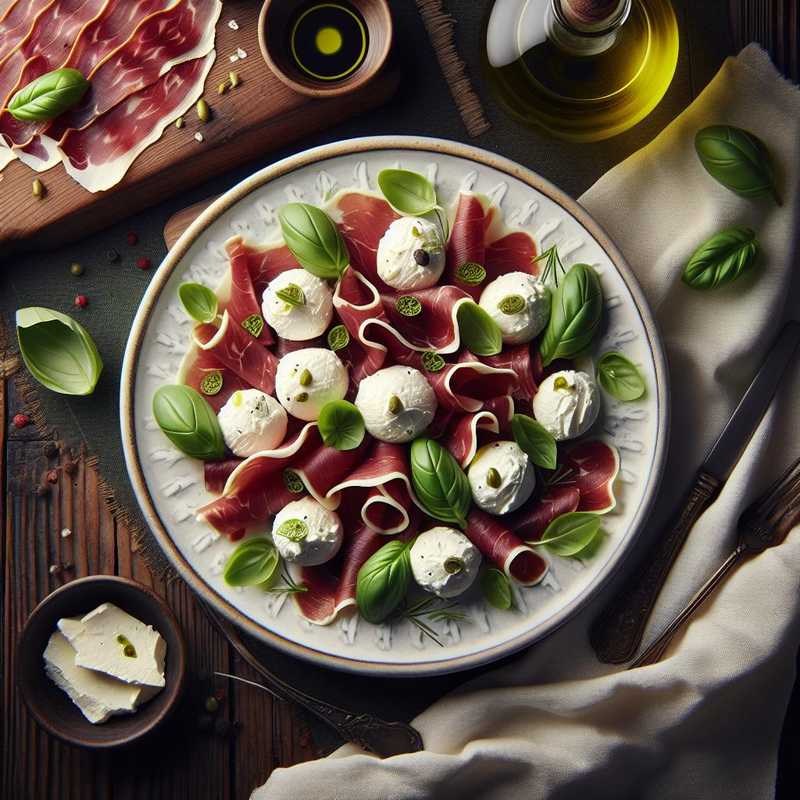 Insalata di bresaola e ricotta di bufala