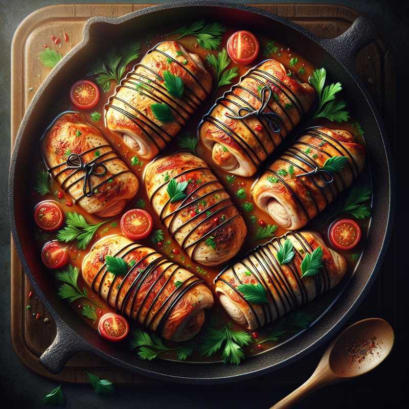 Involtini di pollo