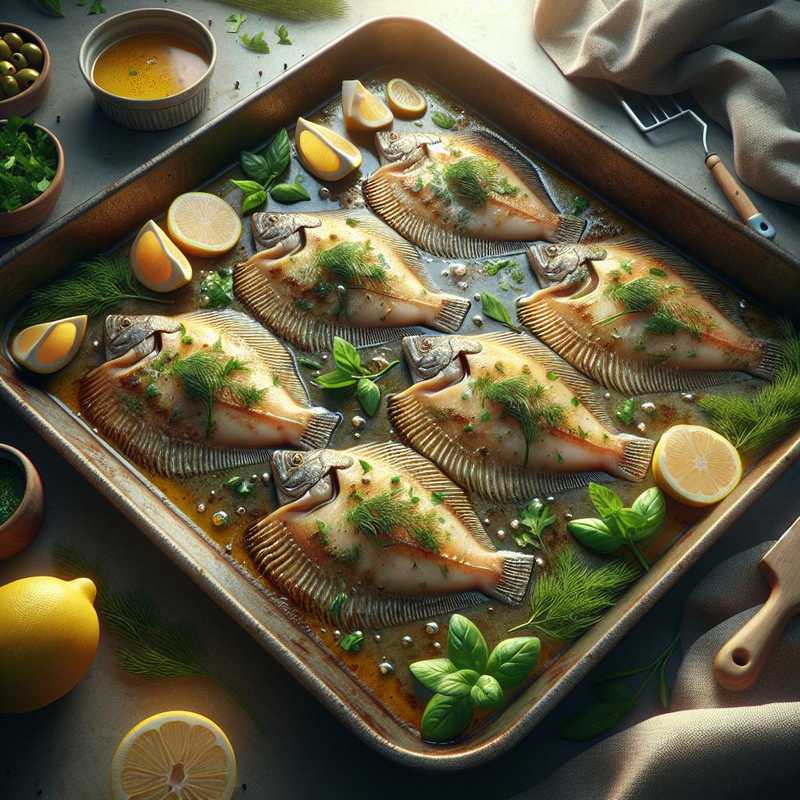 Baked Plaice Filets