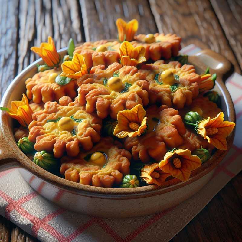 Frittelle di fiori di zucca