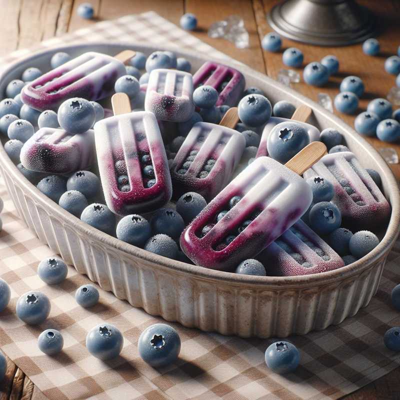 Blueberry Popsicles