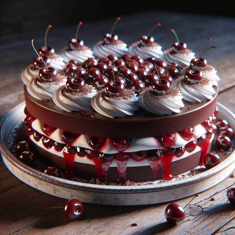 Black Forest No-Bake Cake