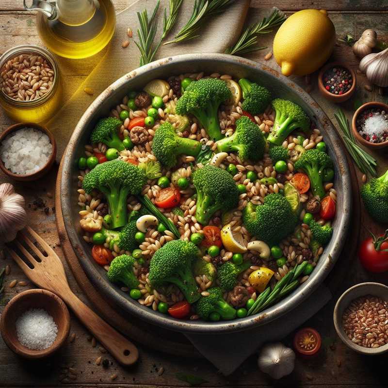 Insalata di farro e broccoli