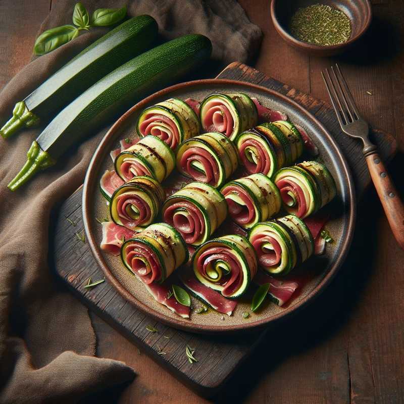 Involtini di zucchine e bresaola