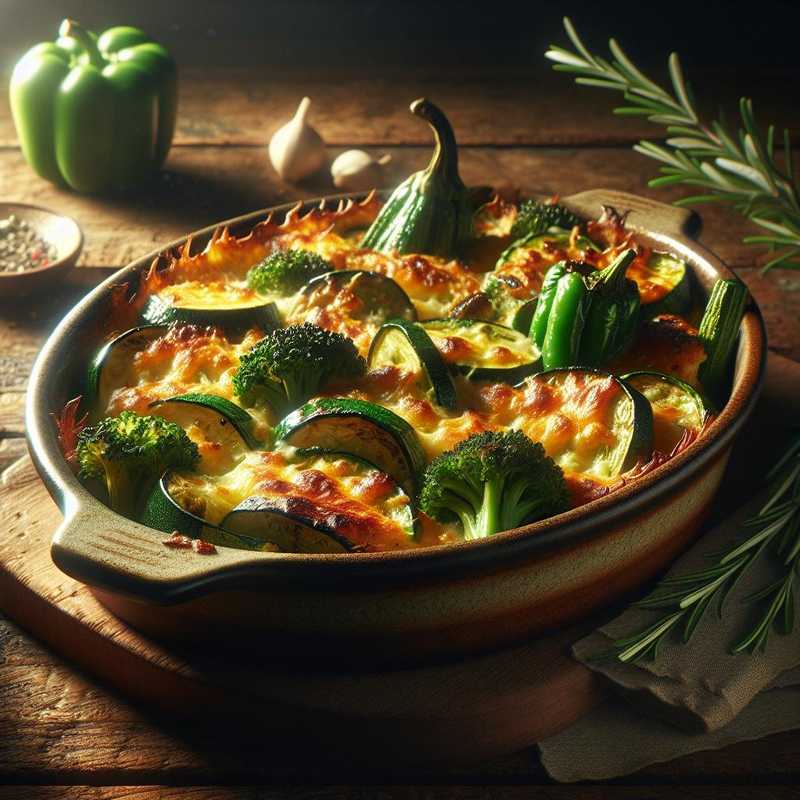 Baked Gratinated Vegetables