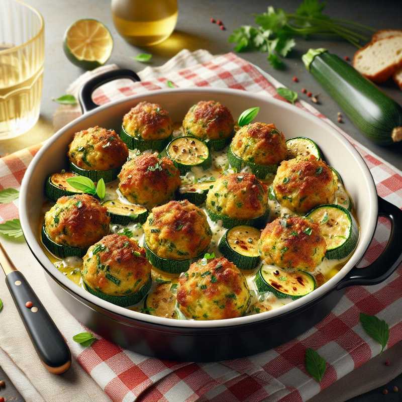 Polpette di zucchine al forno