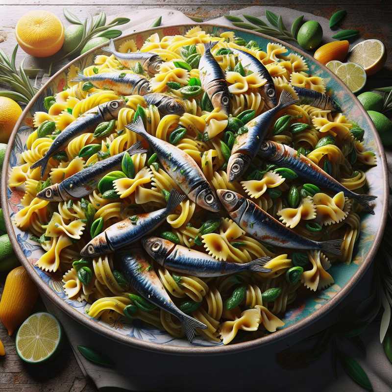 Pasta erbette e acciughe