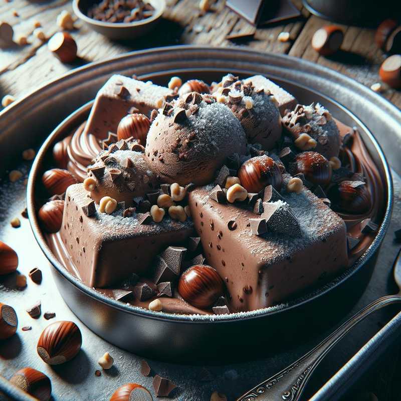 Semifreddo al cioccolato e nocciole