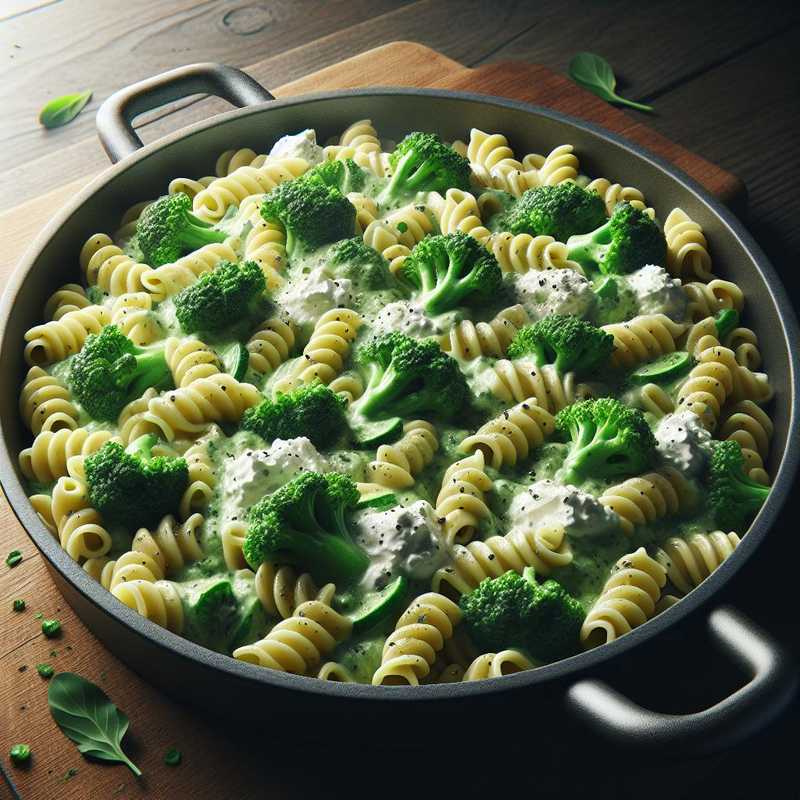 Strozzapreti in crema di cime di broccoli e ricotta