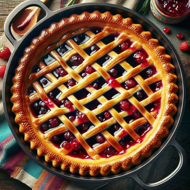 Crostata biscotto alla marmellata