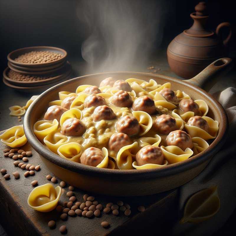 Cappellacci di cotechino e crema di lenticchie