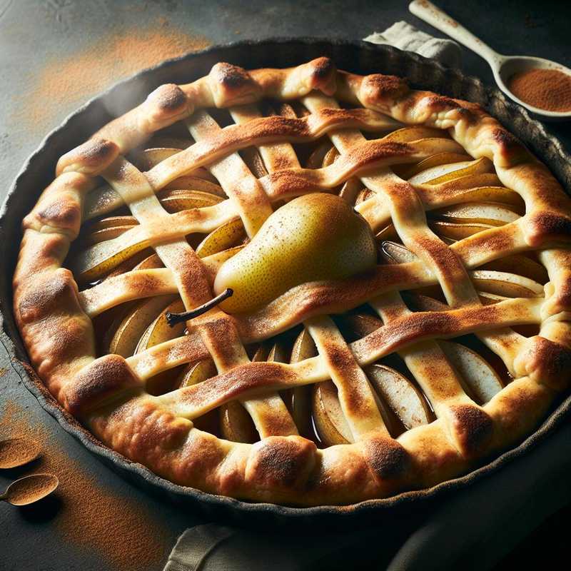 Crostata pere e cannella