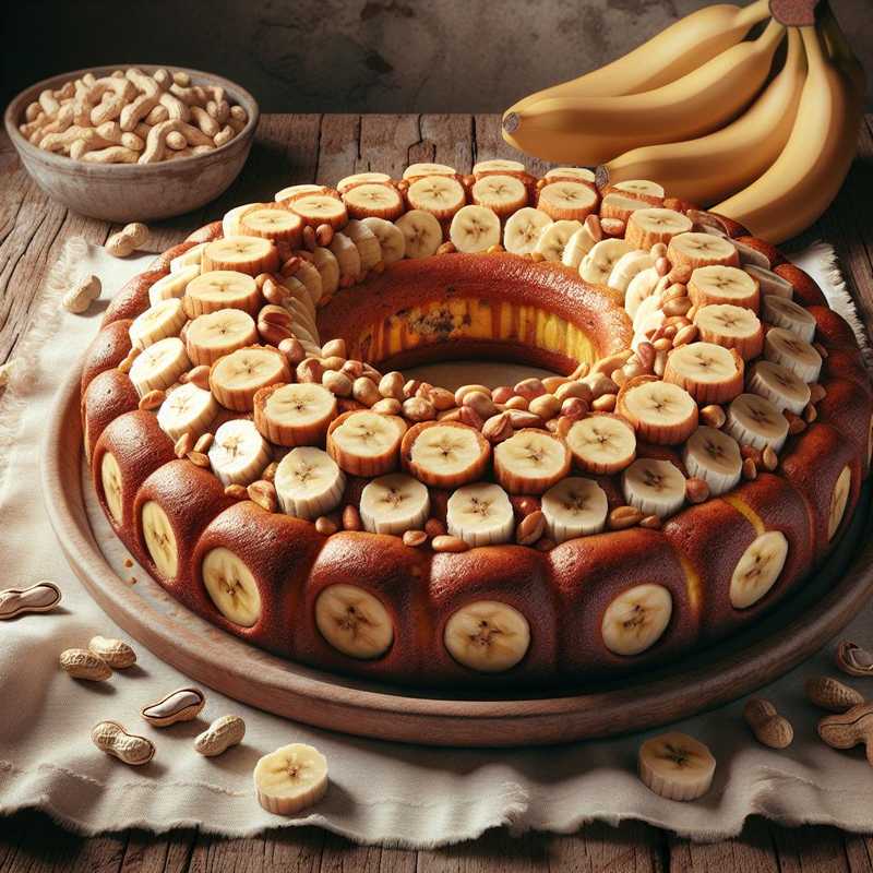 Banana and Peanut Ring Cake