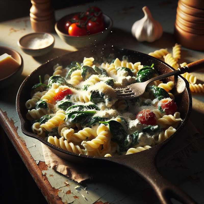 Pasta ricotta e spinaci