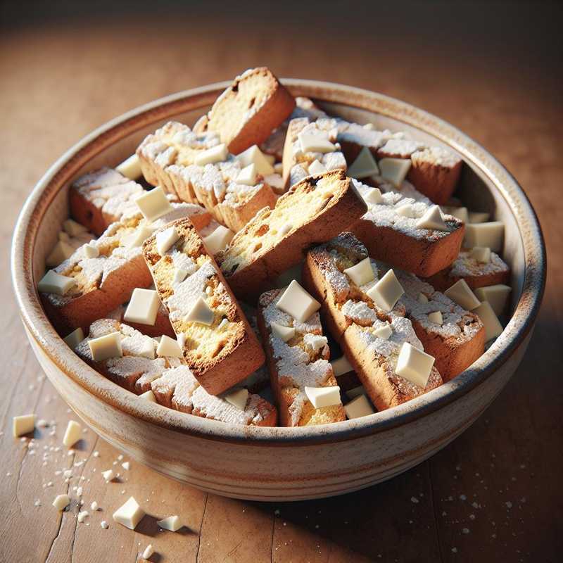 Biscotti al cioccolato bianco