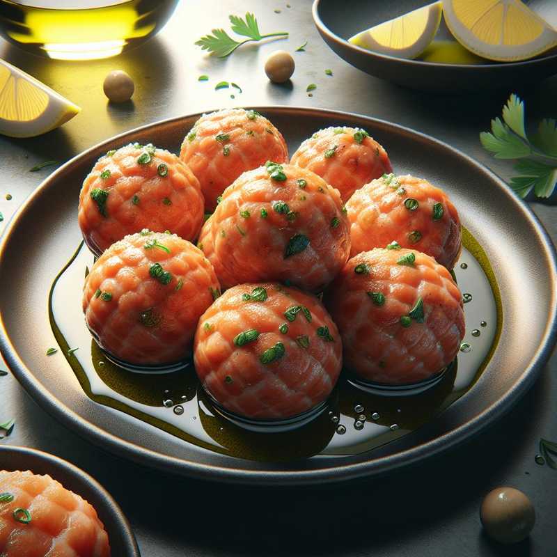 Polpette di salmone affumicato