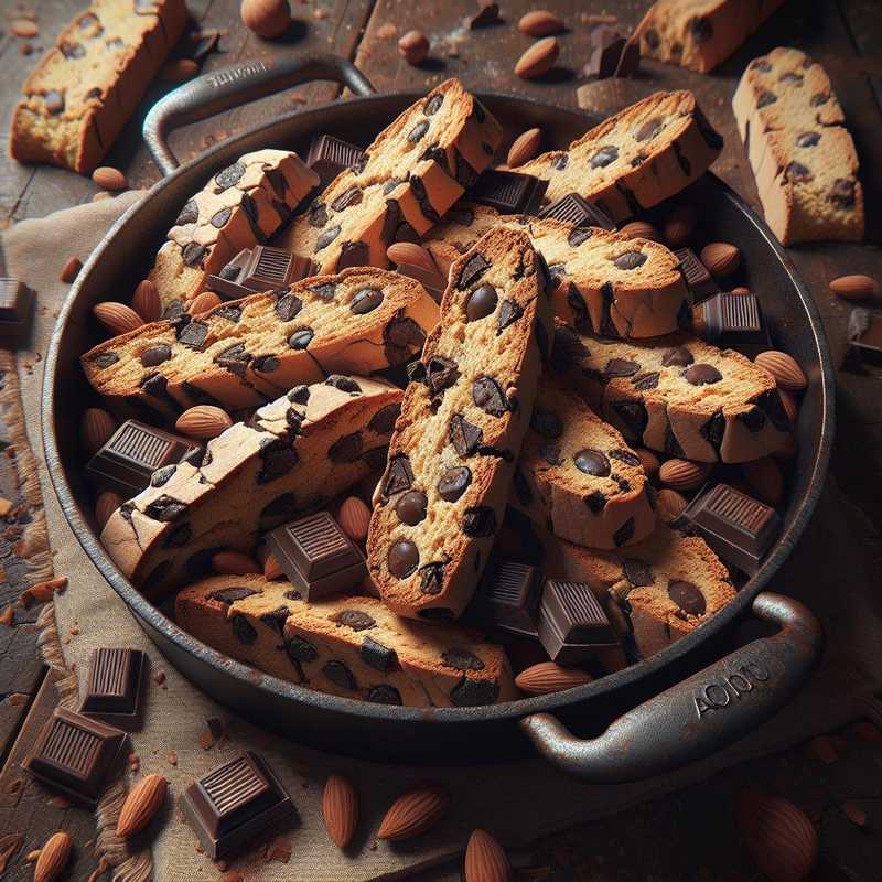 Biscotti con gocce di cioccolato