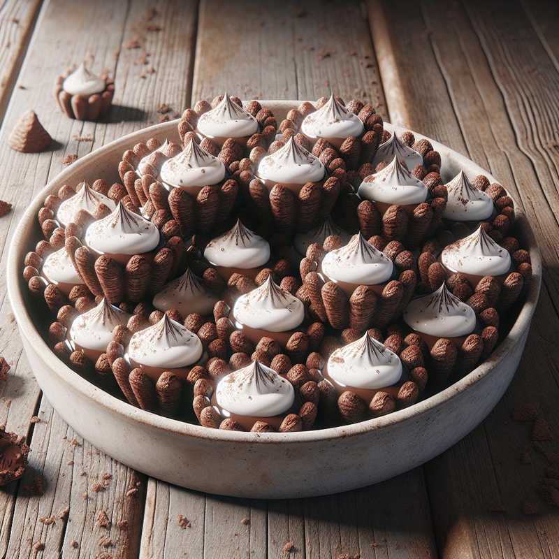 Coppette di cioccolato croccanti con crema al mascarpone