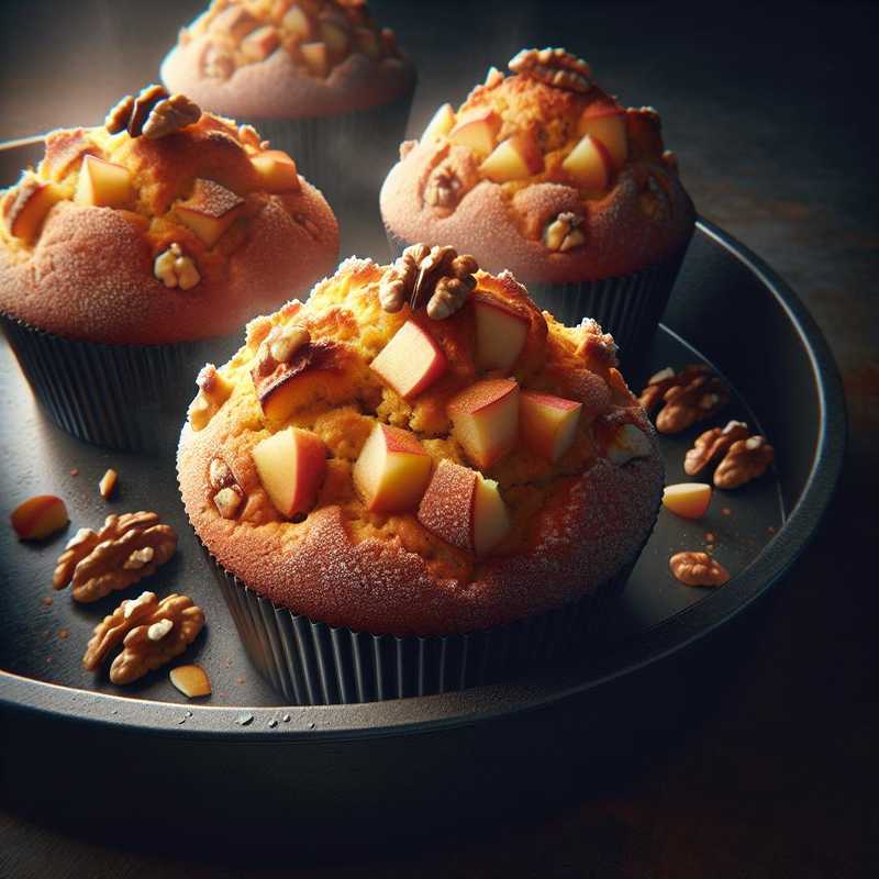 Apple and Walnut Muffins