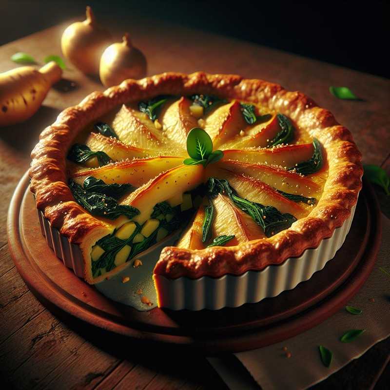 Potato and Chard Flan