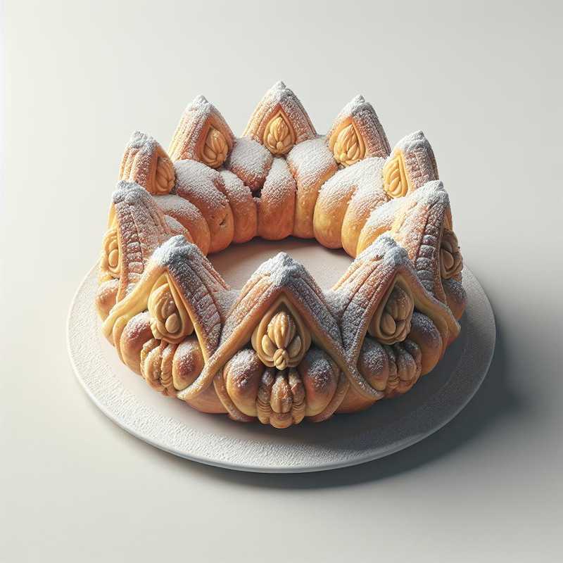 Cinnamon Puff Pastry Crown