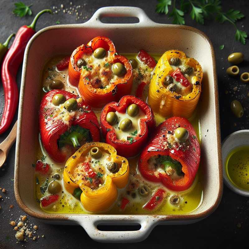 Baked Bell Pepper Rolls